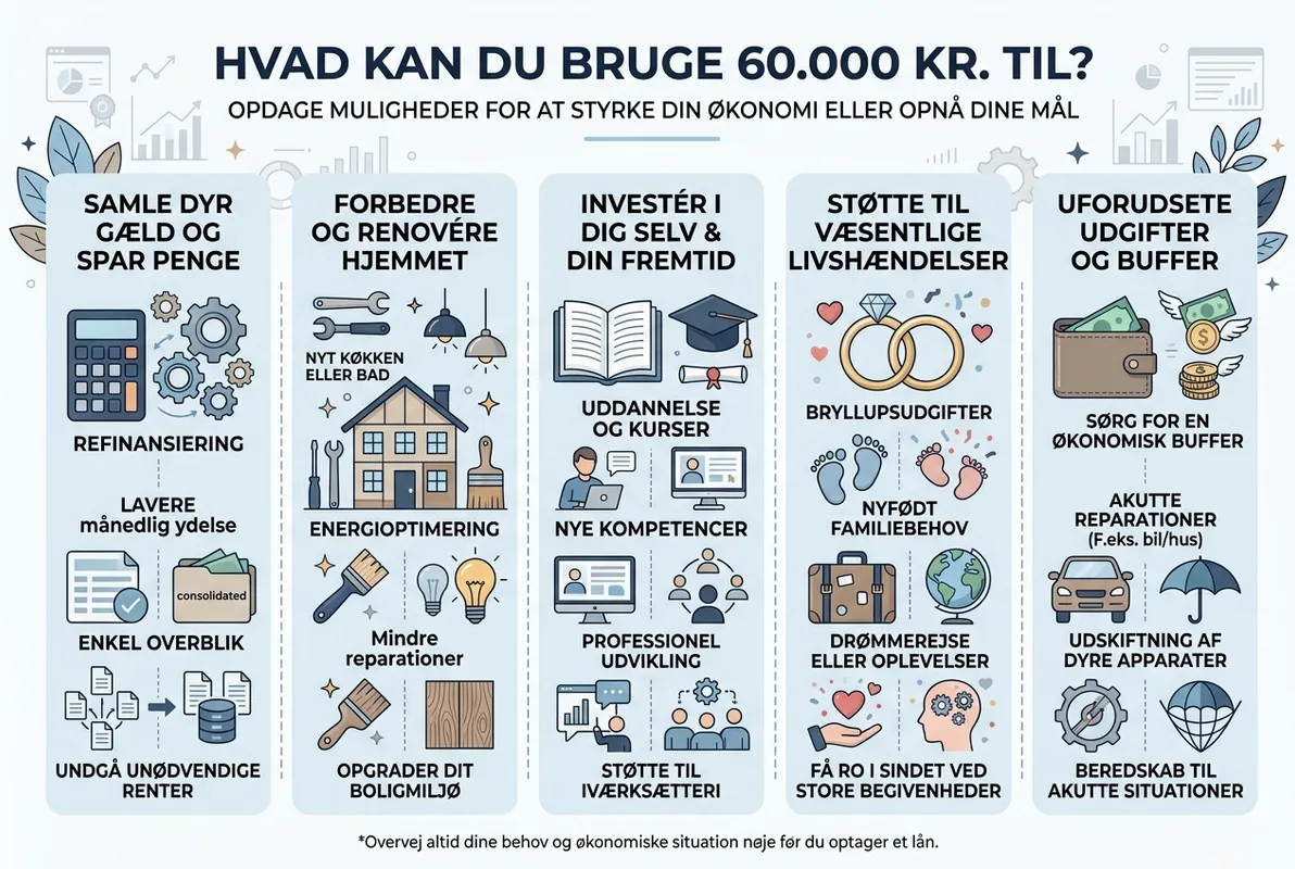 Hvad kan du bruge 60.000 kr. til?
